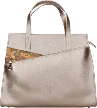 Alviero Martini 1A Classe Tassen, Dames, Beige, ONE Size, Leer, Pearl City Shoulder Bag