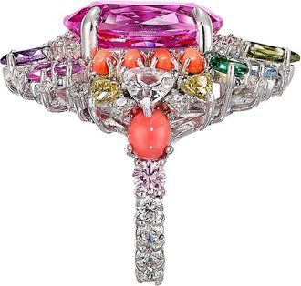 Anabela Chan Rose Nereides multistone ring - Purple
