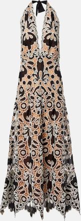 Johanna Ortiz Abito lungo in pizzo guipure