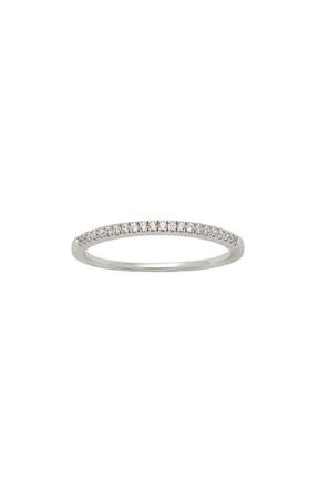 Made by Mary Birthstone Stacking Ring in Silver April at Nordstrom, Size 10
