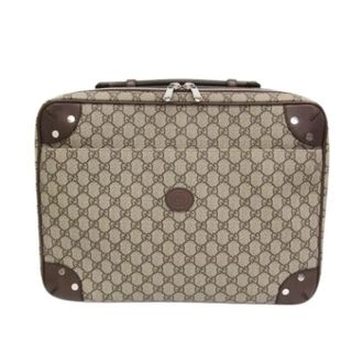 Gucci Pre-owned Rugzak Briefcase - Heren - Vintage Weekendtas - Beige - ONE Size - Leer - Vintage