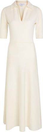 Gabriela Hearst Bradley Wool-blend Midi Dress - Ivory - S (UK8-10 / S)