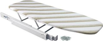 Emuca Tabla De Planchar Plegable Y Extra&iacute;ble Para Mueble Iron, Acero, Pintado Blanco - Emuca