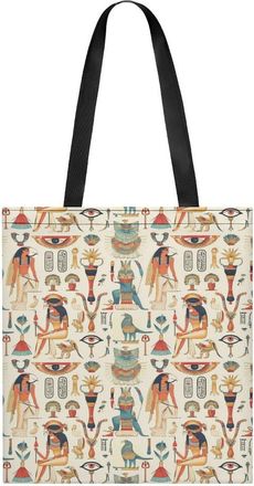 Generic Ancient Egyptian God Tote Bag for Women Men Shoulder Bags Purses Pouch Handbags
