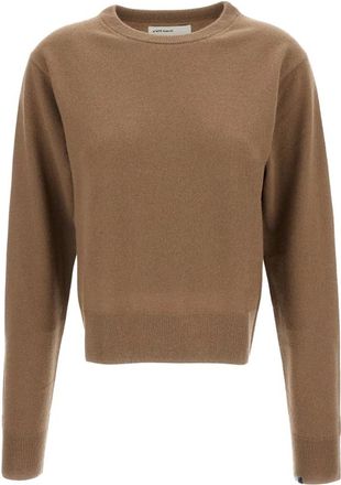 Extreme Cashmere Classic Crewneck Jumper - female - Extreme Cashmere - Cashmere Knitwear - Brown - ONE SIZE - Knitwear