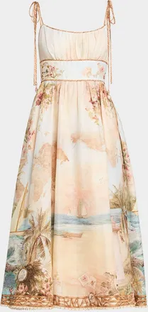Zimmermann Mahon Picnic Midi Dress