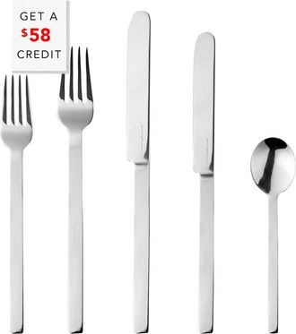 Mepra 20Pc Flatware Set With $58 Credit