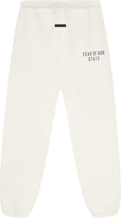 Fear of God Fleece Essential Sweatpant - Heren - Sweatpants - Beige - M - Katoen - Broeken