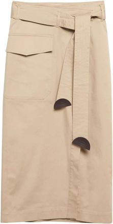 Comma Rokken, Dames, Beige, 2Xl, Midi Rokken