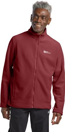 Jack Wolfskin Fleecejacke JACK WOLFSKIN WINTERSTEIN FZ M, Herren, Gr. S, rot (deep ruby), Fleece, Obermaterial: 100% Polyester, Jacken Fleecejacke, w&auml;rmend aus POLA
