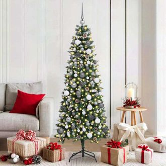 vidaXL Rbol De Navidad Artificial Verde Pvc Vidaxl