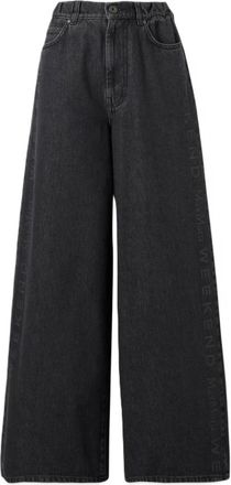 Max Mara Vega Jeans - Dames - Loose Fit Jeans - Zwart - M - Katoen - Jeans