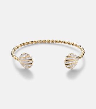 指輪・リング YVONNE LEON Fil Soleil Fuchsia Bracelet in Yellow Gold Yvonne Léon Fil Soleil Fuchsia Bracelet In Gold | ModeSens