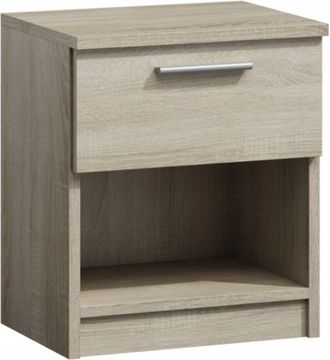 OEM Mesita De Noche Sonoma Mesita De Noche Con Caj&oacute;n Para Dormitorio Estante Loft