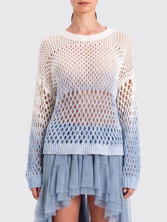 Twin-Set Mesh Cotton Knit Top