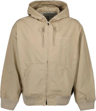 Dior Casual Hooded Jacket 1947 - Heren - Vesten met rits - Beige - S - Katoen - Hoodies & sweatvesten