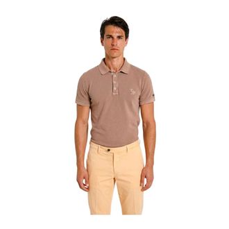 Mason's Heren, Tops, Bruin, Maat: 2XL Piqu&eacute;