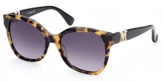 Max Mara MM0014 56B Womens Sunglasses Tortoiseshell Size 56