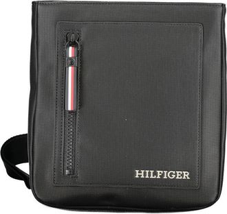 Tommy Hilfiger Zwarte Polyurethaan Schoudertas voor Heren