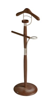 HERDASA Gal&aacute;n de noche de madera de haya nogal 110x45x32 cm