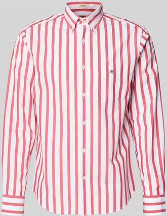 GANT Slim Fit Freizeithemd mit Brusttasche in Apricot, Gr&ouml;&szlig;e XXXL