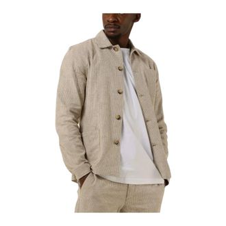 The Goodpeople Heren, Jassen, Beige, Maat: 2XL Katoen