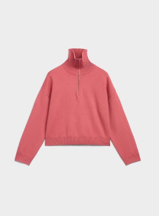 Contemporaine Womens Soft knit trucker-collar sweater