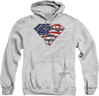 Gildan Superman All Adult Pull Over Hoodie / Hooded Sweatshirt
