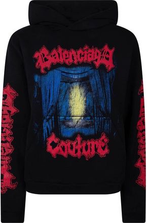 Balenciaga Hoodies - Dames - Hoodies - Zwart - M - Hoodies & sweatvesten
