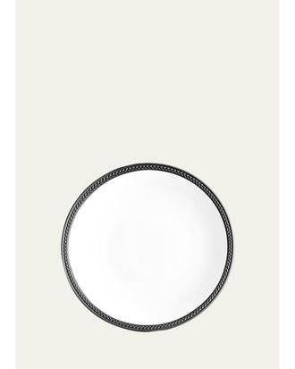 L'OBJET Soie Black Salad Plate