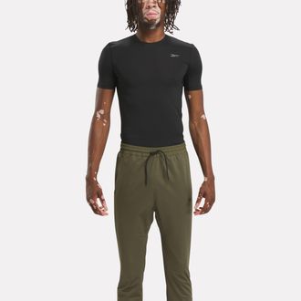 Reebok Trainingsshirt REEBOK SS COMP TEE/BLACK, Herren, Gr. XXL, schwarz, Obermaterial: 100% Polyester, Shirts Trainingsshirt, f&uuml;r Erwachsene, sportlicher St