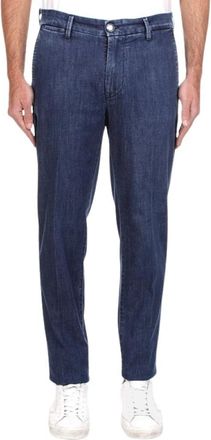 Re-hash Slim-fit Jeans - Heren - Slim Fit Jeans - Blauw - W32 - Katoen - Jeans