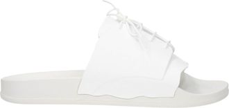 Maison Margiela Mens Laceup Sandals - White Cotton - Size EU 43