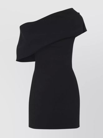 Jacquemus draped off-the-shoulder one-shoulder mini dress