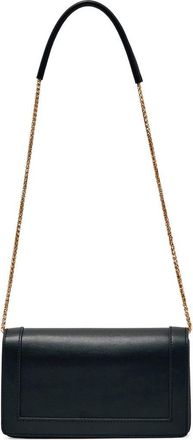 Reiss Talia Leather Shoulder Bag in Black at Nordstrom