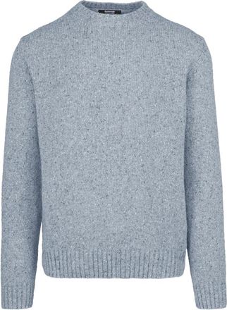 Bomboogie Jersey de cuello redondo de lana - Knitwear - Hombre - Azul - XL