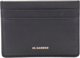 Jil Sander Leather Card Case Black