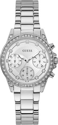 Guess Gemini Horloge - Dames - Horloges - Grijs - ONE Size - Accessoires