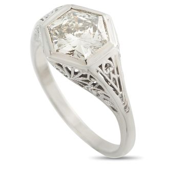 Luxury Bazaar 14K White Gold 1.80ct Diamond Ring MF59-031726