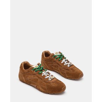 Steve Madden Asiel su&egrave;de leren sneakers, dubbele veters
