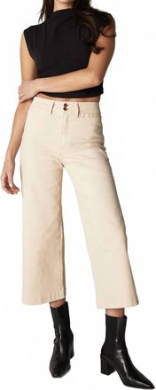 Unpublished Gemma High-Rise Mod Sailor Jean In Stone