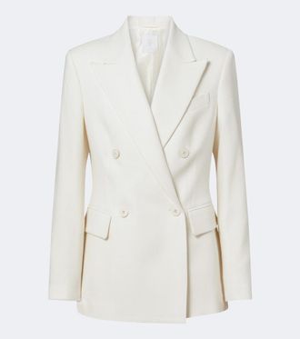 Eleventy Blazer cruzado de lana y cachemir