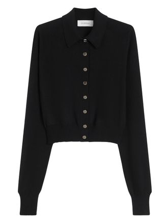 Sportmax Soft Fit Wool Cropped Cardigan