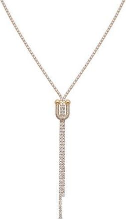 Eye Candy Los Angeles Audre Cubic Zirconia Y-Necklace in Gold at Nordstrom Rack