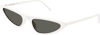 Saint Laurent SL 703 003 Womens Sunglasses White Size 55