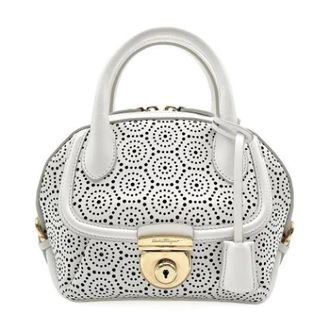 Ferragamo Pre-owned Handbags, female, White, Size: ONE SIZE Pre-owned Handbag