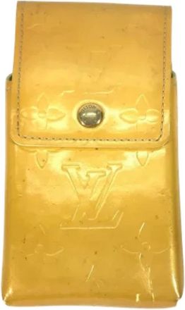 Louis Vuitton Pre-owned Fabric wallets - Dames - Vintage Accessoires - Geel - ONE Size - Vintage