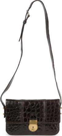 Celine 1960s leather cross body bag - women - Calf Leather - One Size - Brown