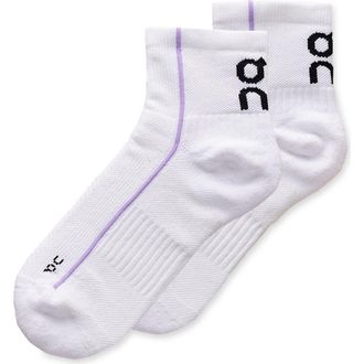 On Court Mid Socks in White/Bloom at Nordstrom, Size Medium