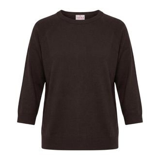 Emme Di Marella Emme DI Marella - Emmtunica Knit Top - Dames - Truien - Bruin - Maat: M Viscose